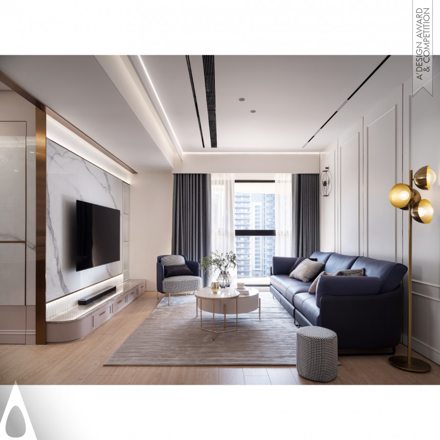 Bronze Interior Space and Exhibition Design Award Winner 2024 Airy Elegance Residential 