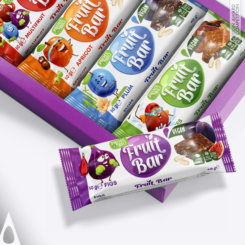 Iron Packaging Design Award Winner 2024 Fruit Bar Snack Packaging 