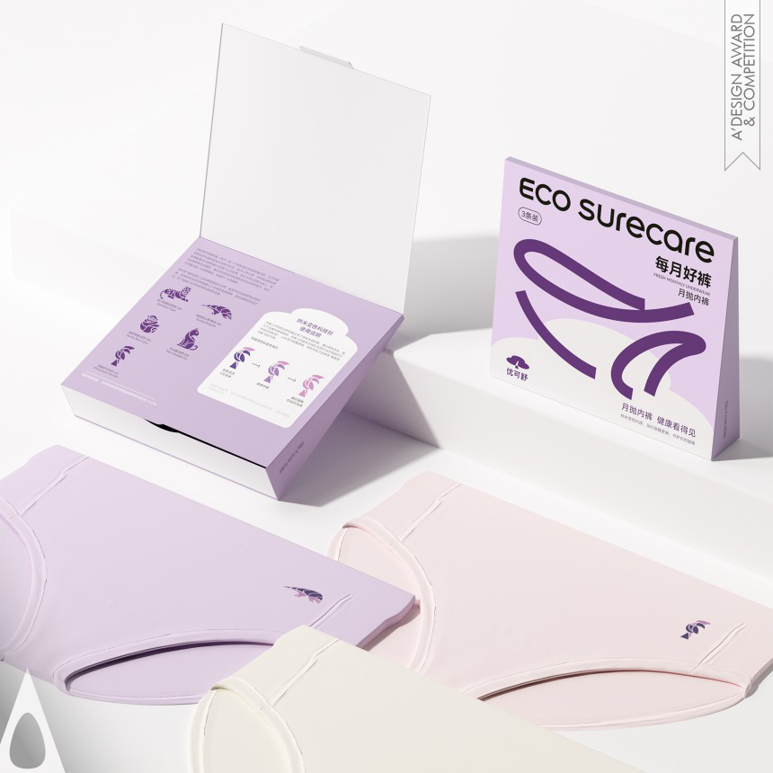 Iron Packaging Design Award Winner 2024 Eco Surecare Underwear Packaging 