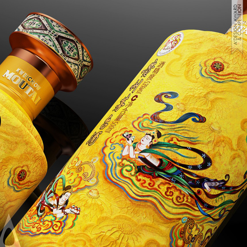 Kweichow Moutai Sanhua Flying Apsaras designed by Ying Song Brand Design Shenzhen Co., Ltd