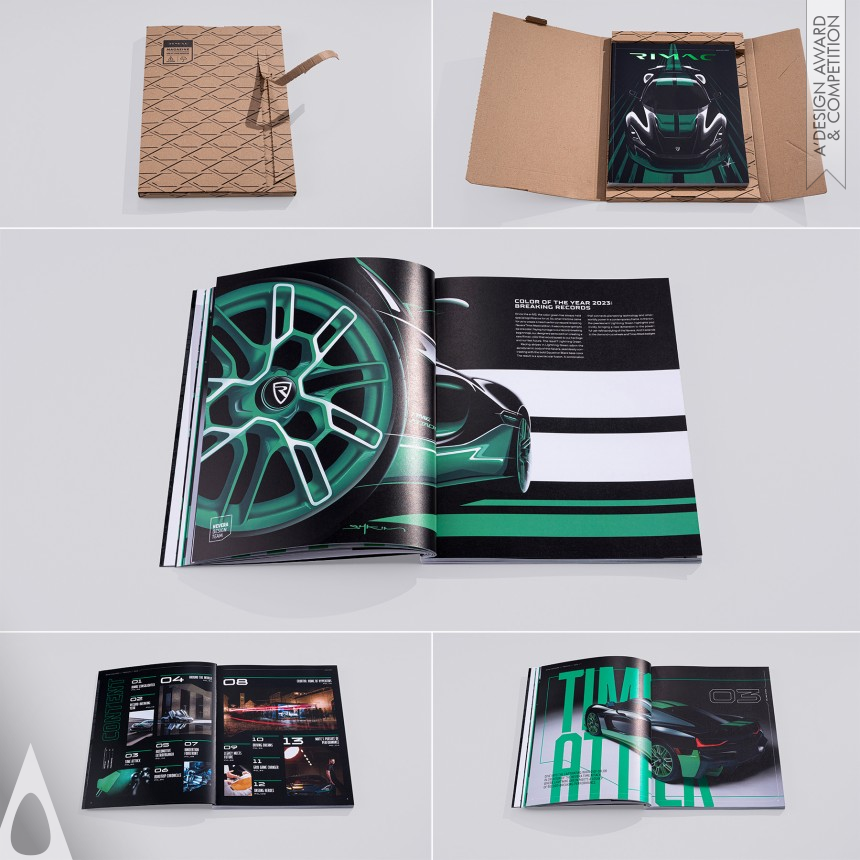 Silver Print and Published Media Design Award Winner 2024 Rimac Magazine Issue 03 Print Magazine 