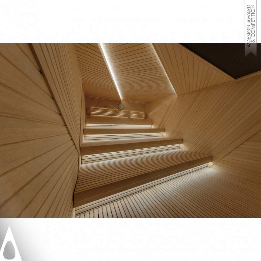 Silver Interior Space and Exhibition Design Award Winner 2024 Wagamachi Sauna and Bar 
