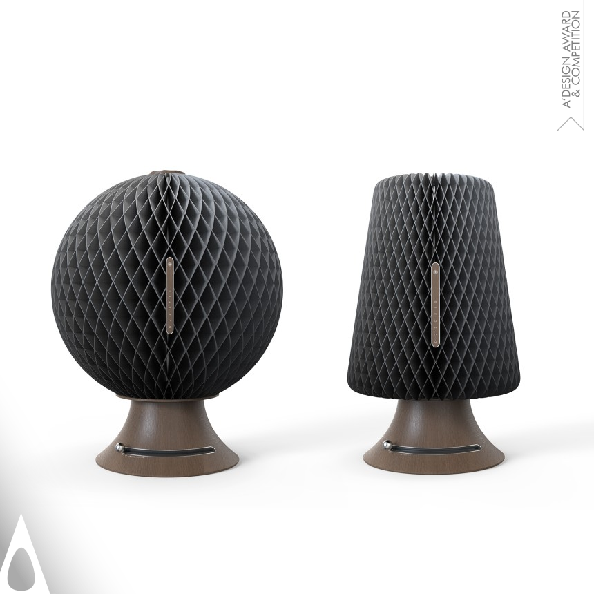 Iron Audio and Sound Equipment Design Award Winner 2024 Sirocco Speaker 