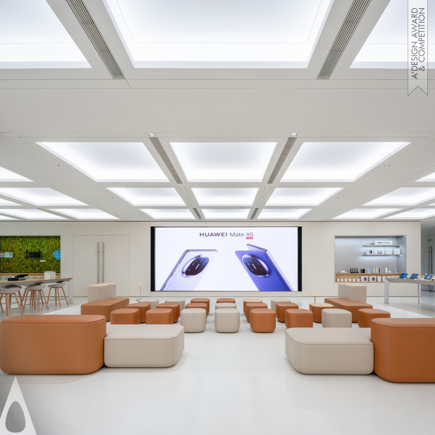 Huawei Flagship Store - Silver Interior Space and Exhibition Design Award Winner