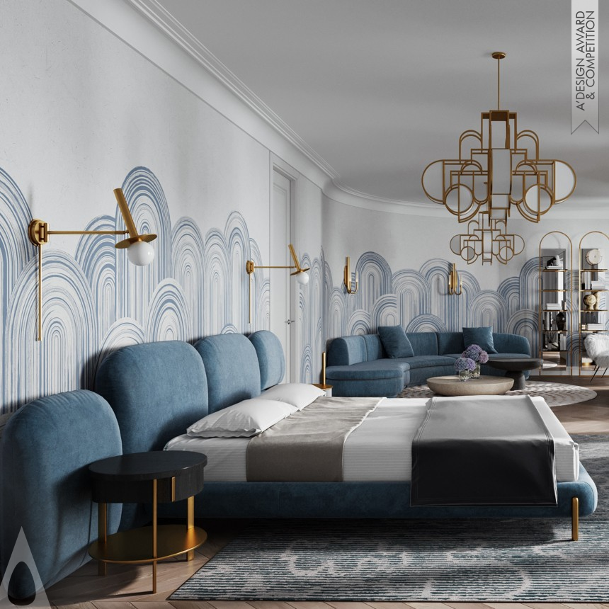 Blues Bedroom Interior Design