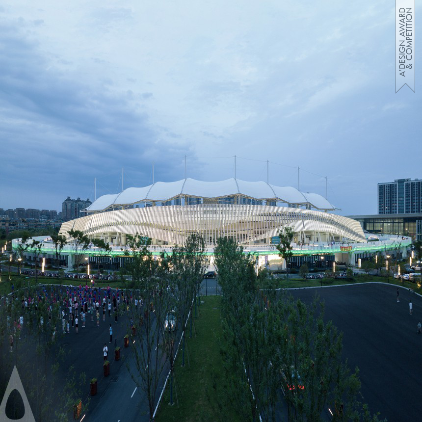 Golden Architecture, Building and Structure Design Award Winner 2024 Zhejiang Pinghu Sports Center 