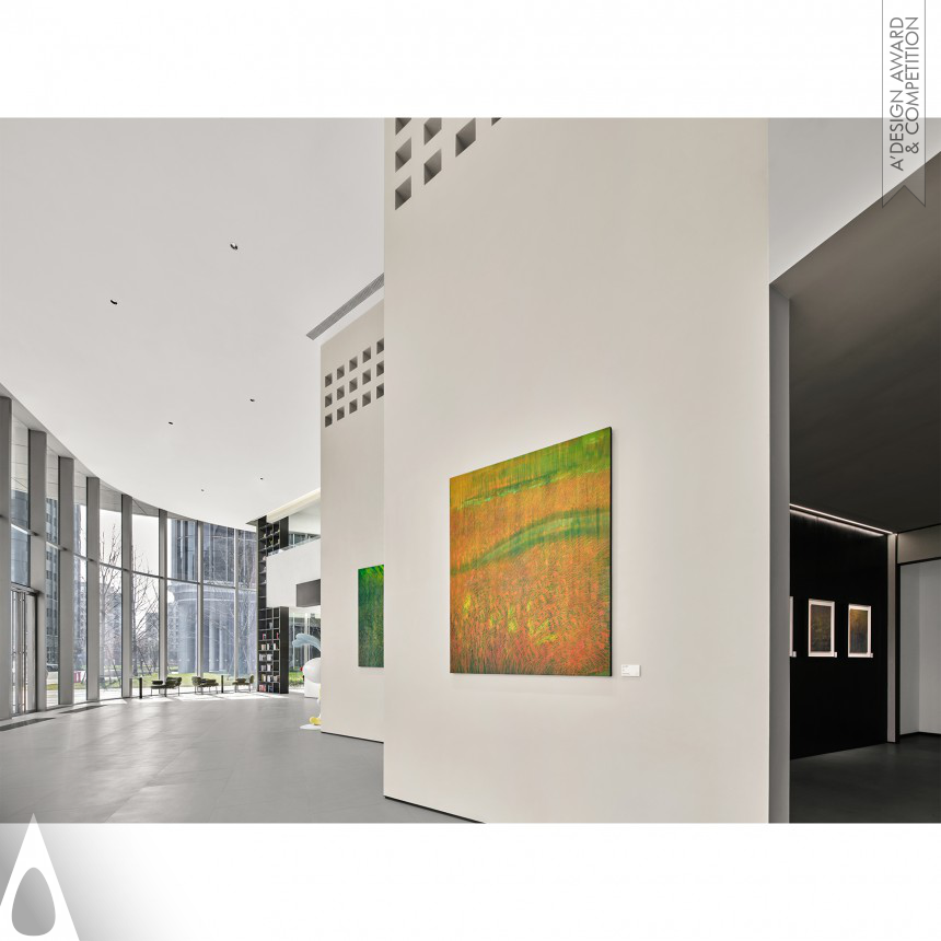Jiangcheng Business Innovation Center - Bronze Interior Space and Exhibition Design Award Winner