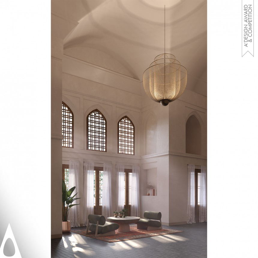 Silver Interior Space and Exhibition Design Award Winner 2024 Delbar Khaneh Boutique Hotel 