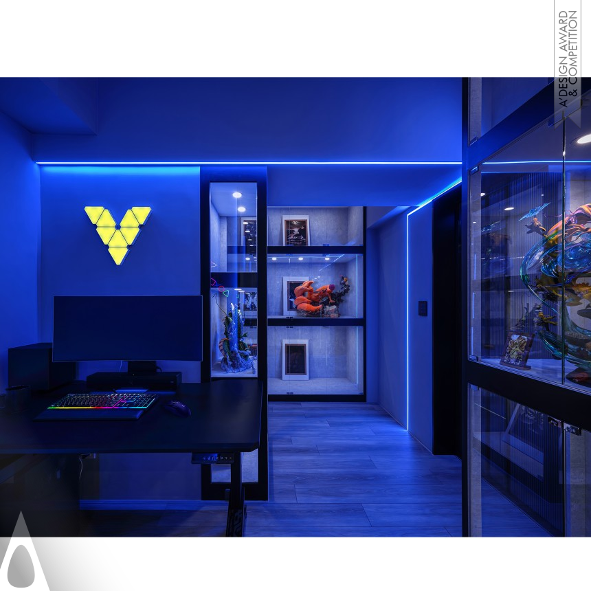 Ink and Ivory Harmony - Bronze Interior Space and Exhibition Design Award Winner