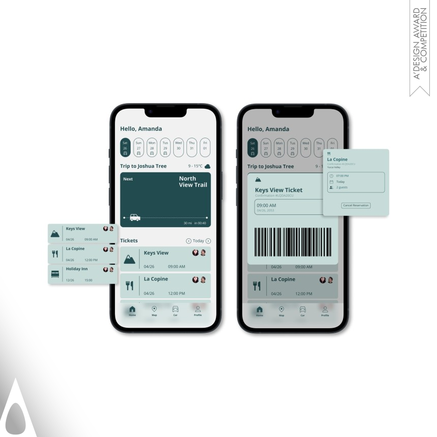 Navi Road Trip App - Iron Interface, Interaction and User Experience Design Award Winner