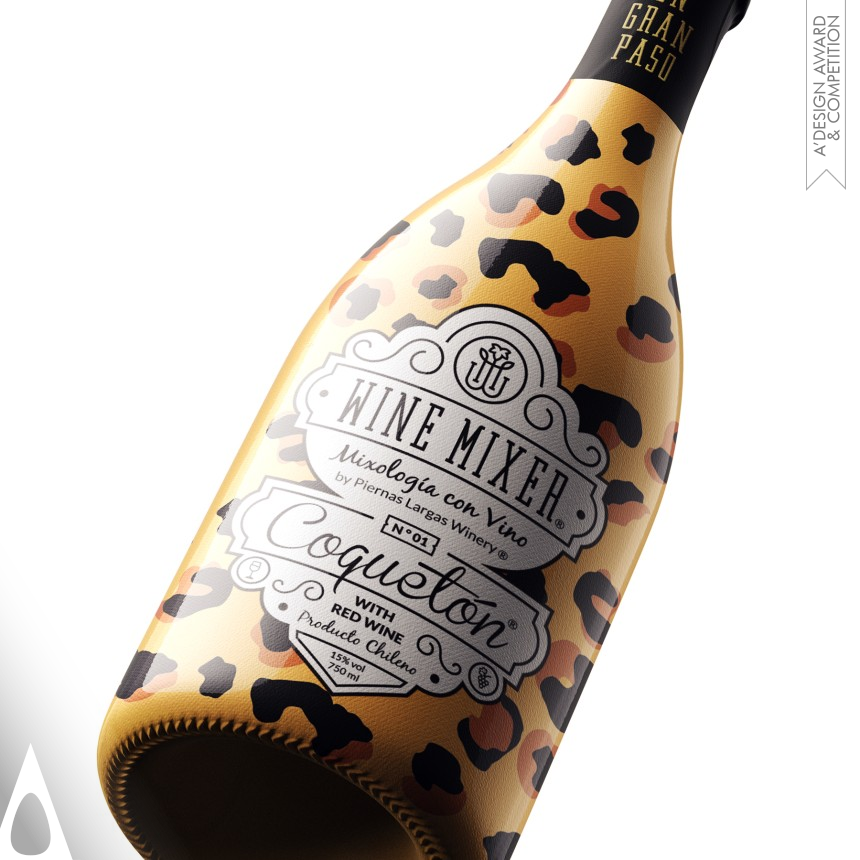 Bronze Packaging Design Award Winner 2025 Piernas Largas Wine 