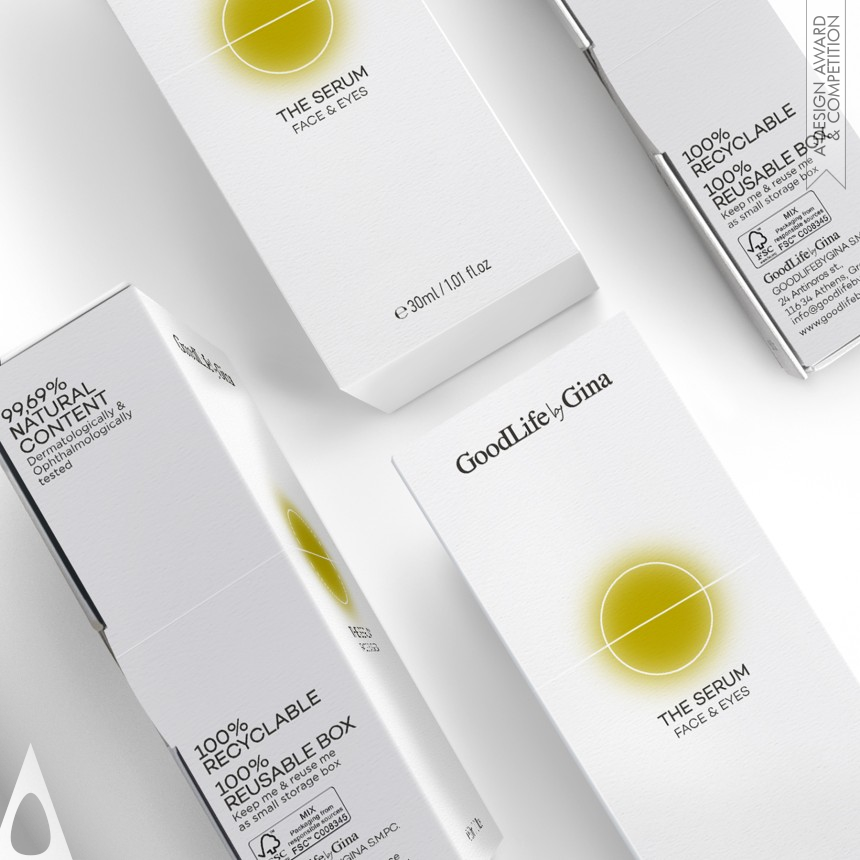 Good Life by Gina - Bronze Packaging Design Award Winner