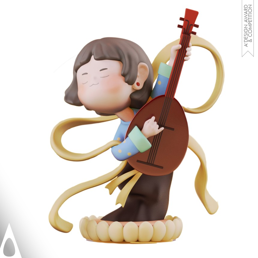 Dunhuang Lute designed by Xinming Liu