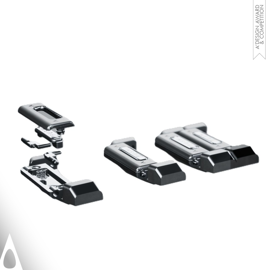 Silver Watch Design Award Winner 2025 Flux Quadras Wristwatch 