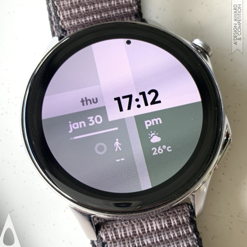 Iron Interface, Interaction and User Experience Design Award Winner 2025 Artalex Et 101 Smartwatch Face 