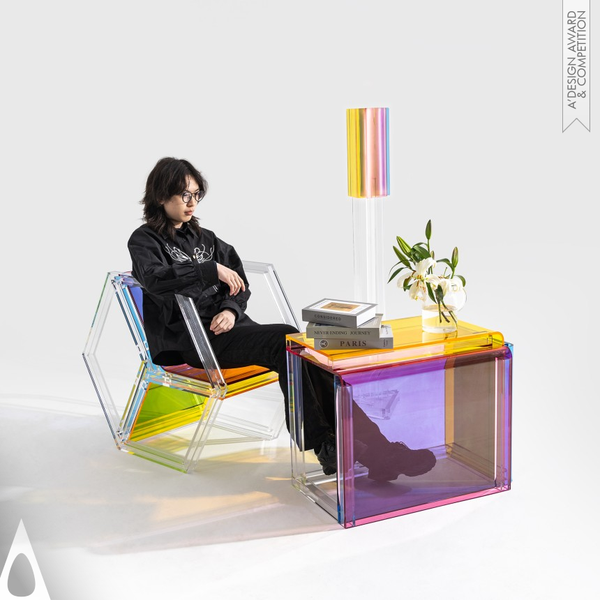 Golden Furniture Design Award Winner 2025 Color Roller Furniture Set 