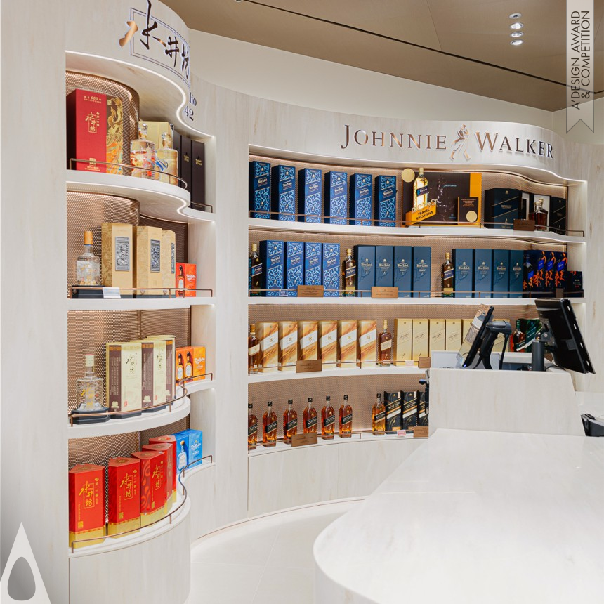 Bronze Interior Space and Exhibition Design Award Winner 2025 Diageo Travel Retail Interior Design 