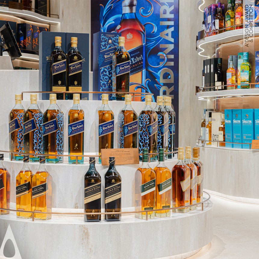 Diageo Travel Retail designed by L'Atelier Five Ltd.