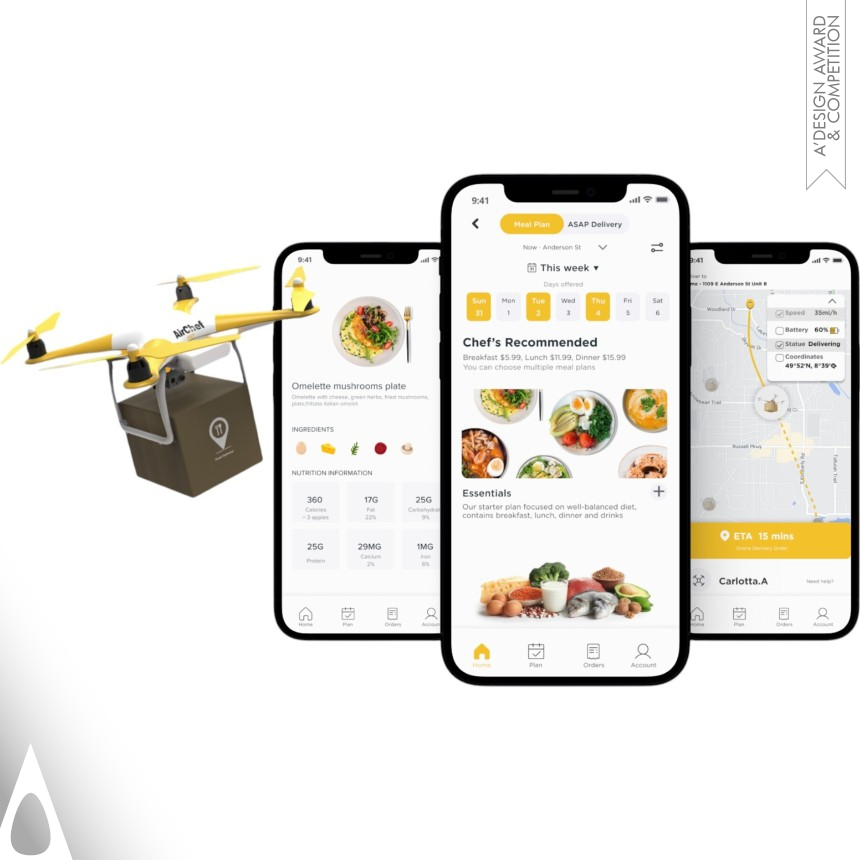Bronze Winner. Airchef by Zhiwen Qian, Wenbo Guo and Ding Li