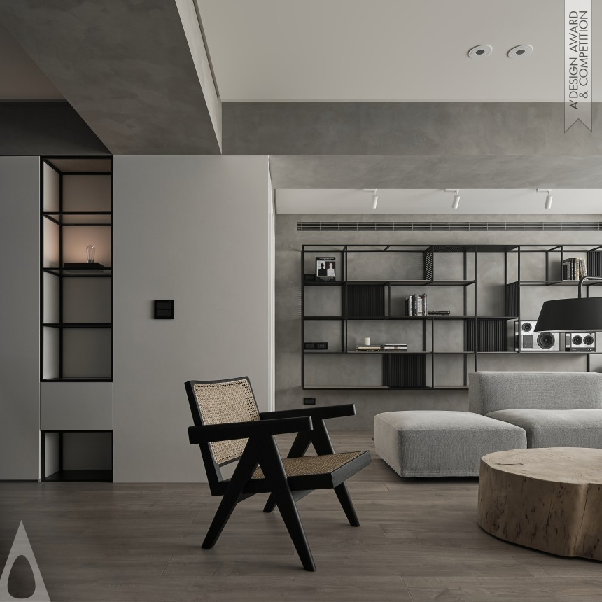 Framed Sanctuary Minimalist Living Interior