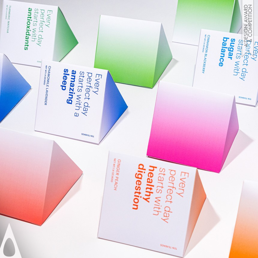 Iron Packaging Design Award Winner 2025 Every Perfect Day Tea Package Design 