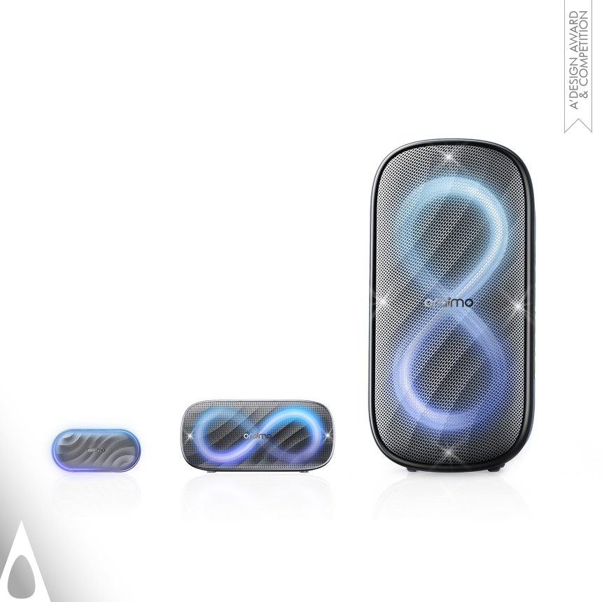 Silver Audio and Sound Equipment Design Award Winner 2025 Oraimo Spacebox Series Speakers 