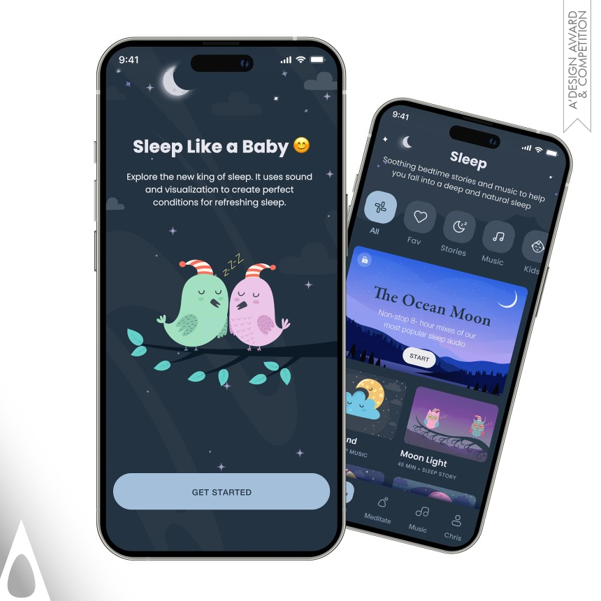 Silver Mobile Technologies, Applications and Software Design Award Winner 2025 Restful Mobile Application Design 