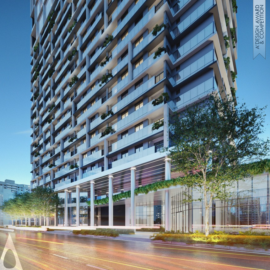 Bronze Architecture, Building and Structure Design Award Winner 2025 Nex One Park View Mixed Use Building 