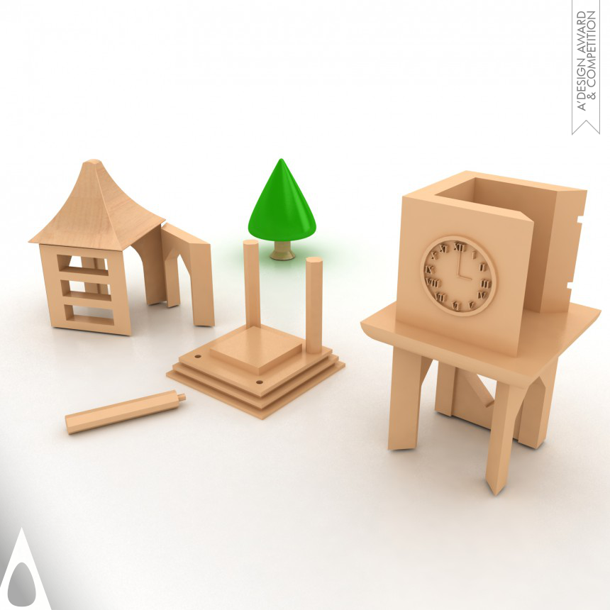 Hakan Gürsu's PowerTower Wooden Toy Set