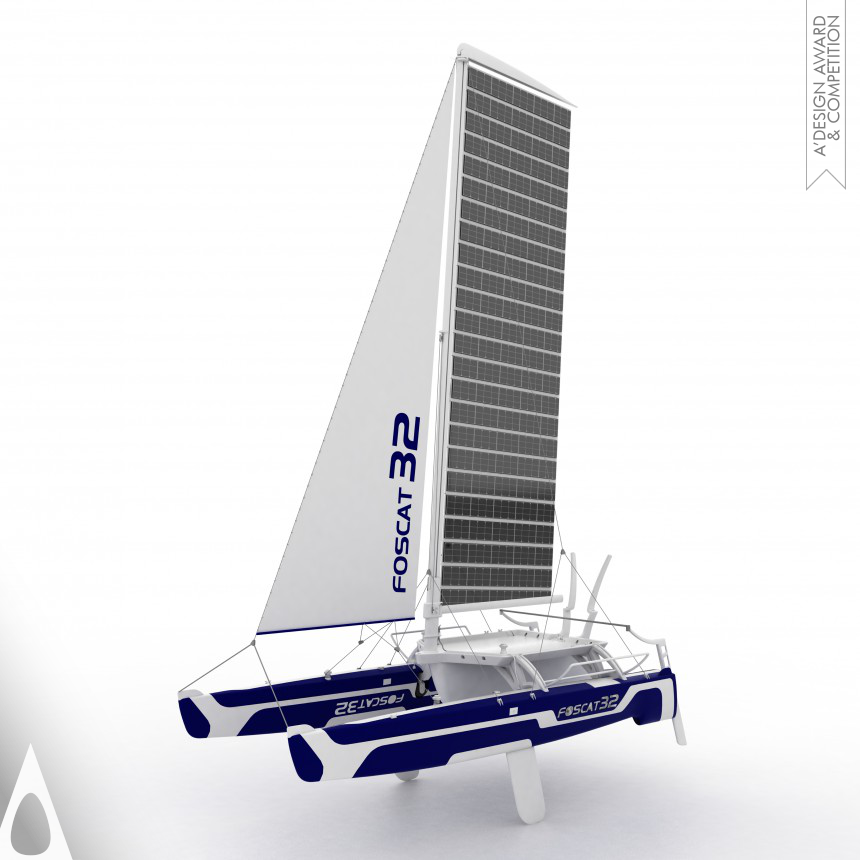 Folding Solar Catamaran by Hakan Gürsu