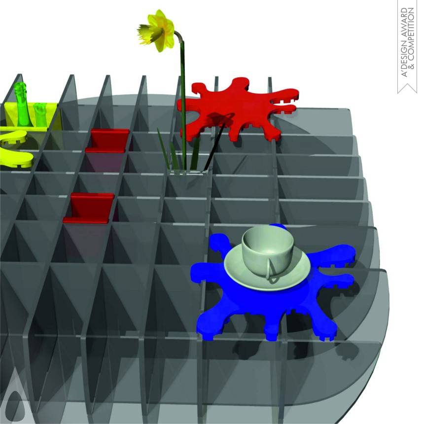 Clive and Tina Bullivant Occasional table and storage unit