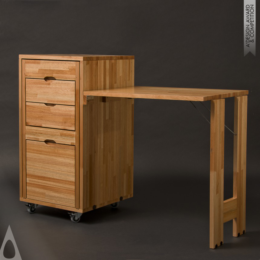 Claudio Sibille Drawer, Chair & Desk Combo