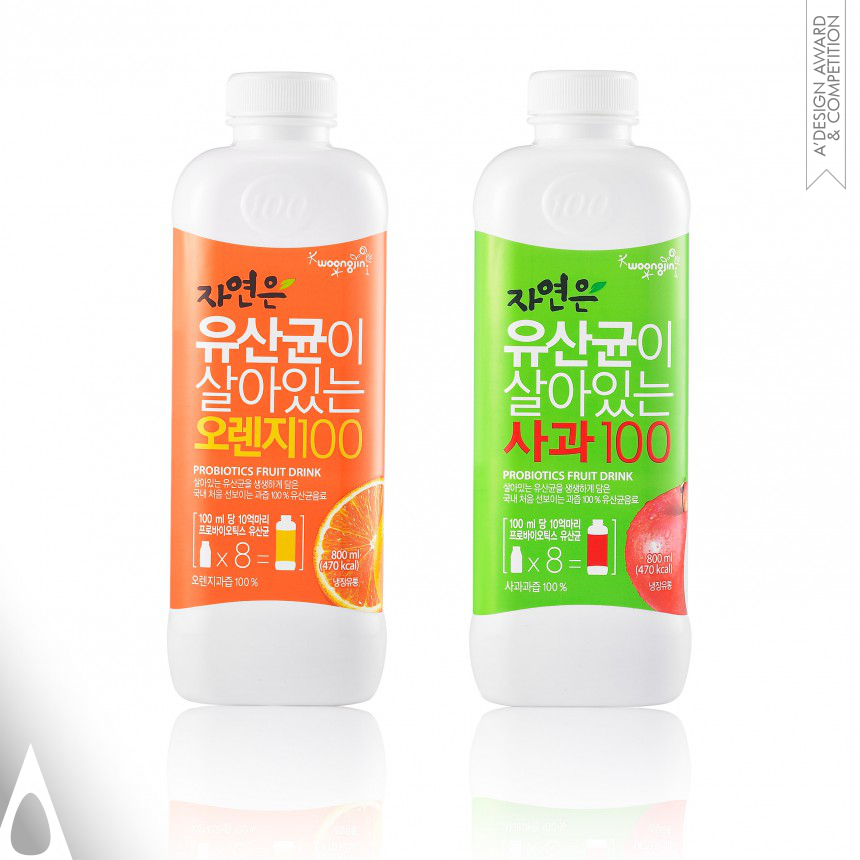 Woongjin Food Design Team Probiotics Fruit Drink
