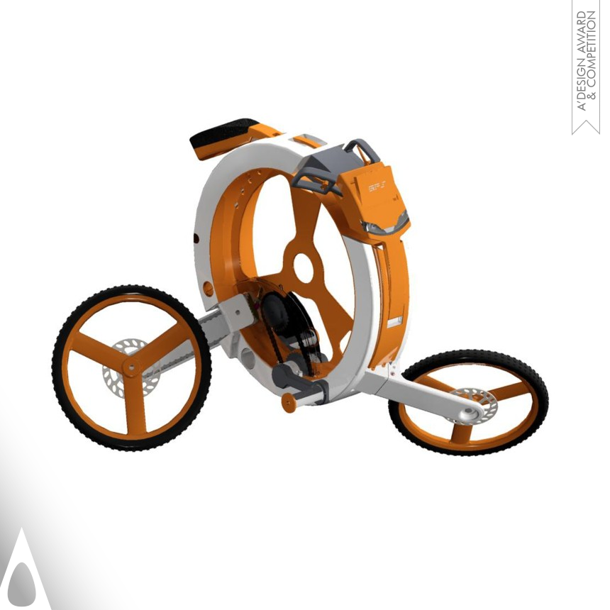 Bronze Vehicle, Mobility and Transportation Design Award Winner 2013 Donut Folding Bicycle 