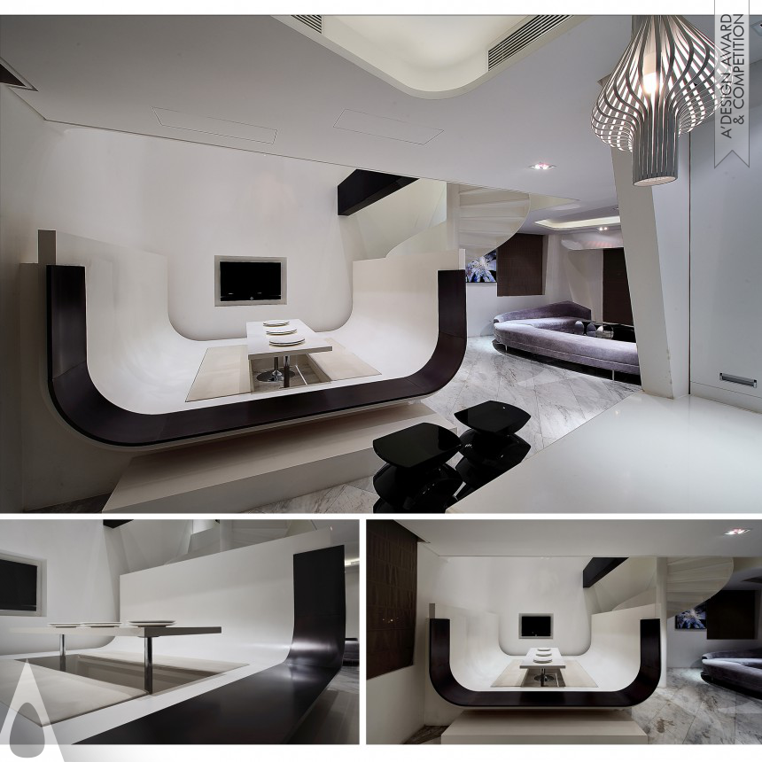 Platinum Interior Space and Exhibition Design Award Winner 2013 CURVE Residence 