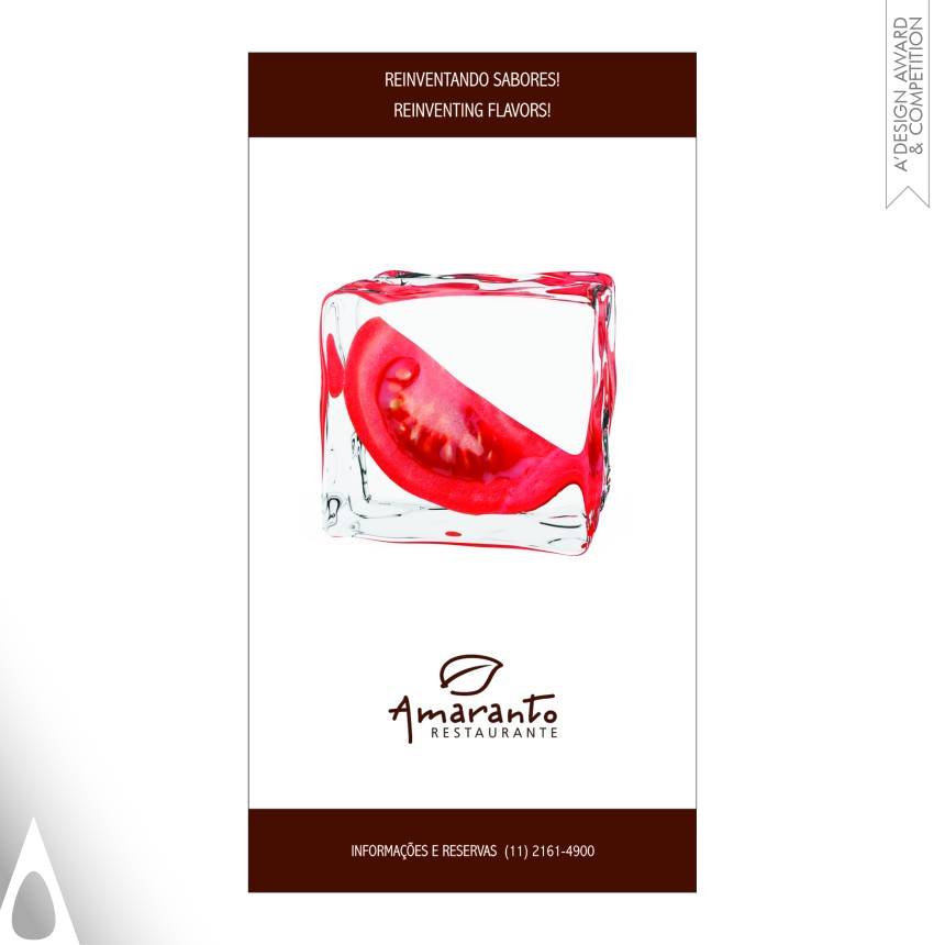 Golden Graphics, Illustration and Visual Communication Design Award Winner 2013 Amaranto Restaurant Institutional campaign 