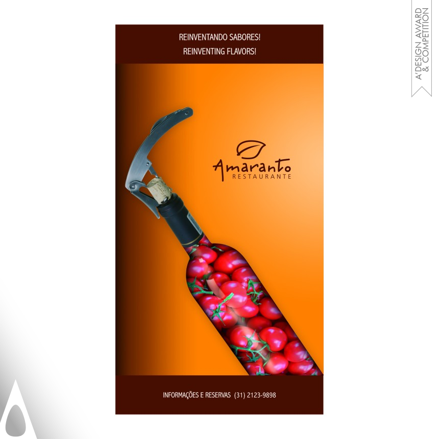 Amaranto Restaurant - Golden Graphics, Illustration and Visual Communication Design Award Winner