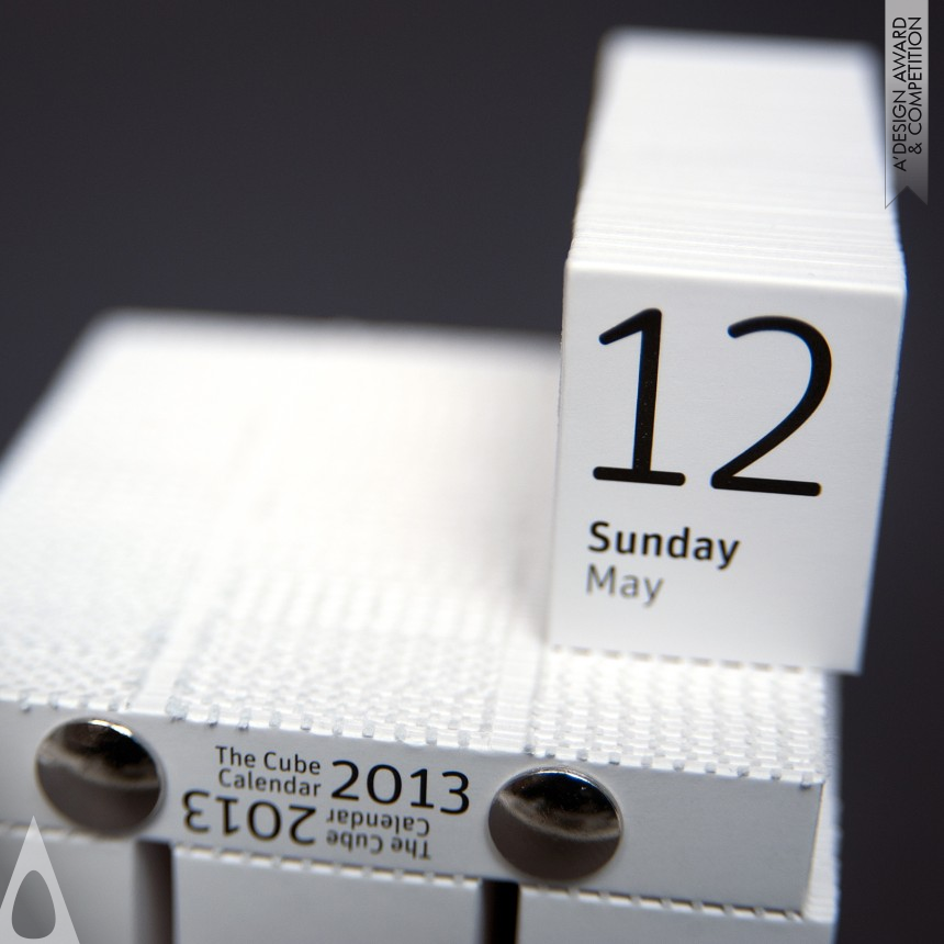 The Cube Calendar - Silver Graphics, Illustration and Visual Communication Design Award Winner