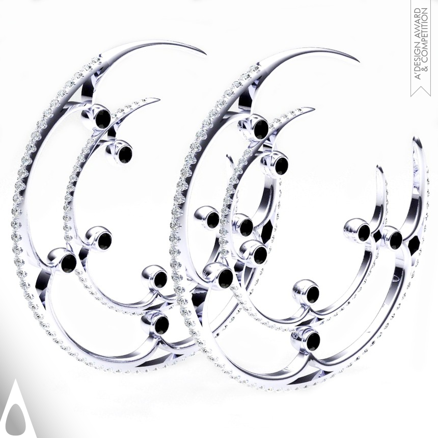 Takayas Mizuno Eclipse Hoop Earrings