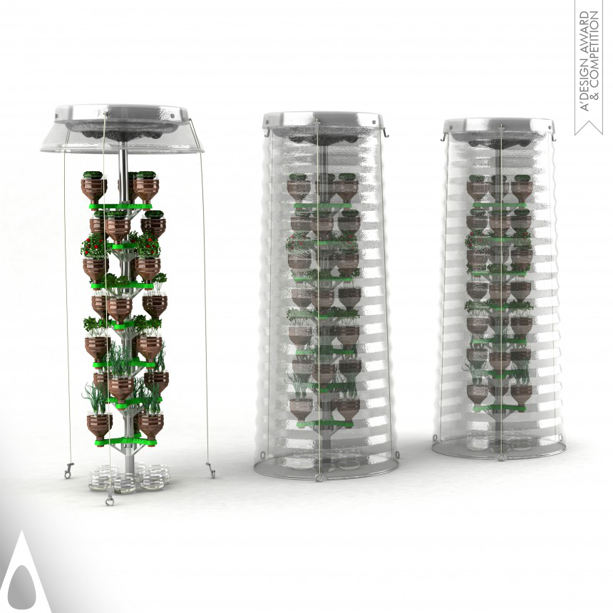 Vertical Eco-Planting System by Hakan Gürsu