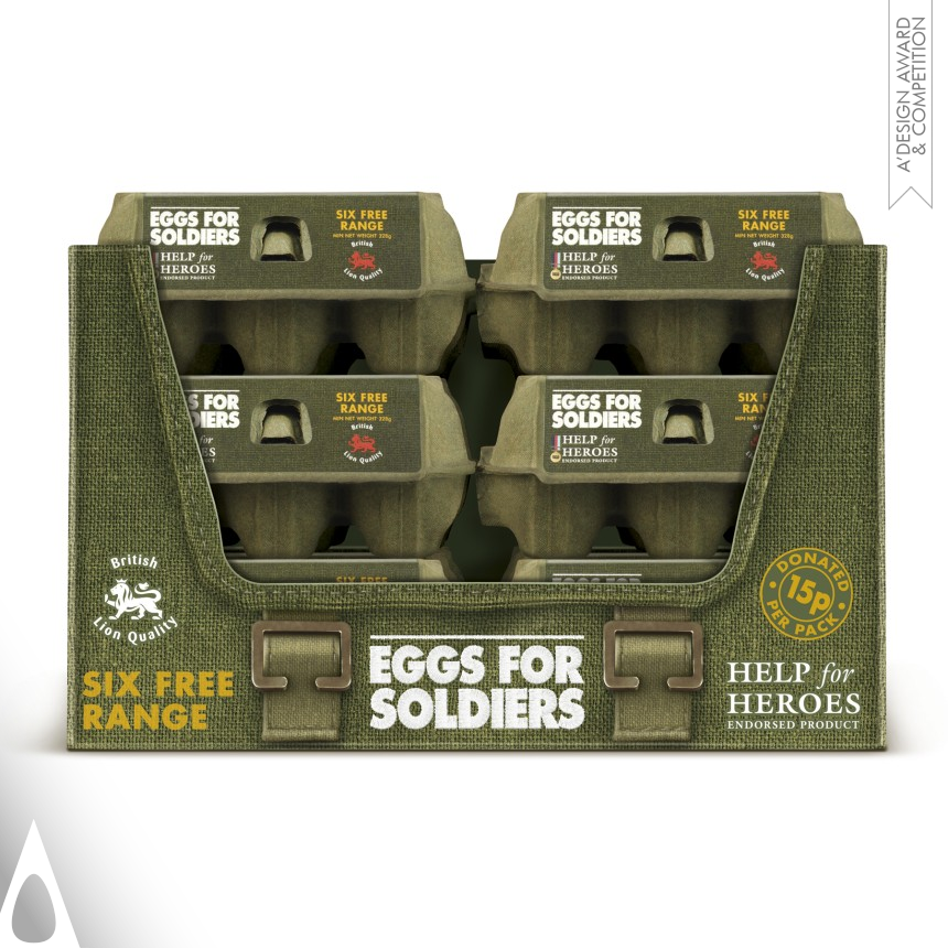 Golden Packaging Design Award Winner 2013 Eggs for Soldiers Free range eggs 