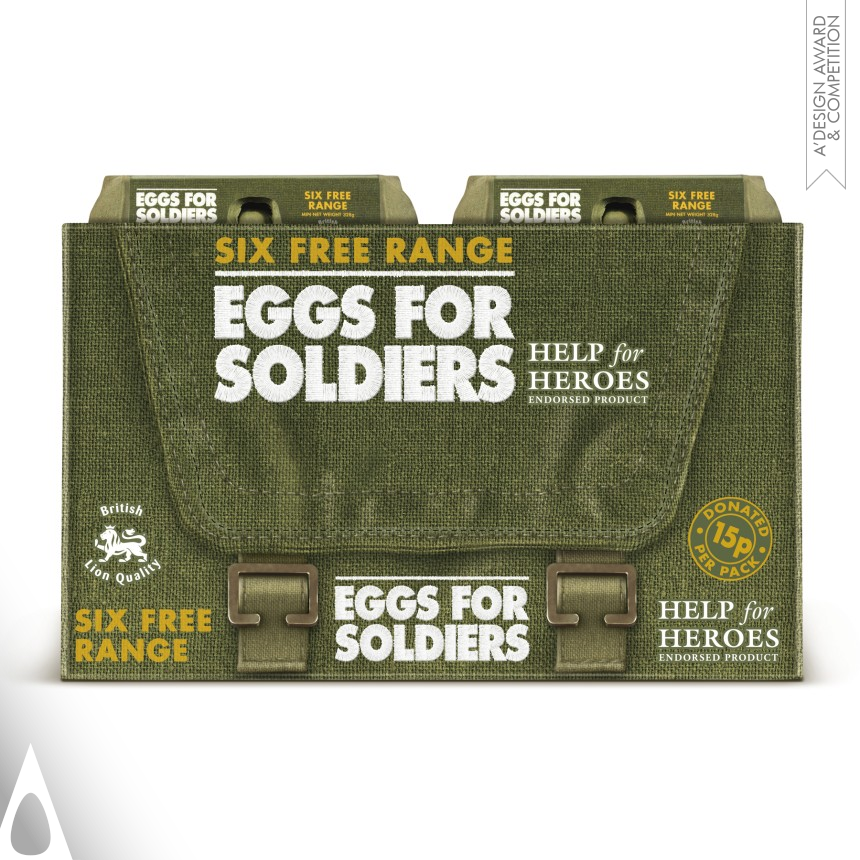 Eggs for Soldiers designed by Springetts Brand Design