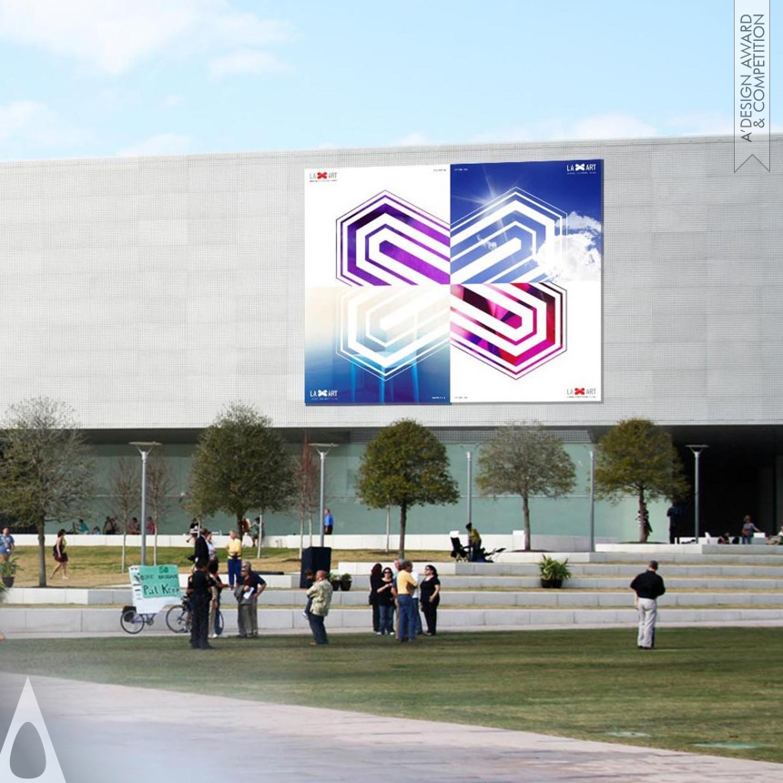 Young Joo Tak's LAXART museum Transmedia rebranding