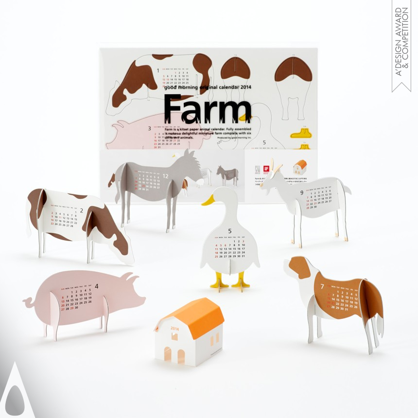 Platinum Graphics, Illustration and Visual Communication Design Award Winner 2014 Farm Calendar 