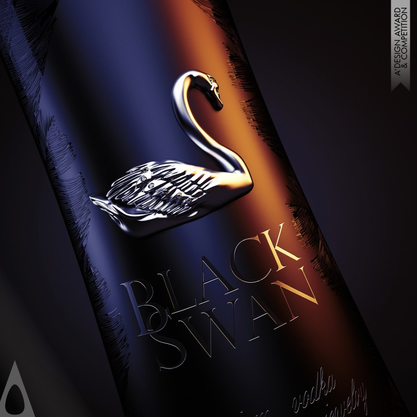 Vodka BlackSwan designed by Vladimir N. Bratchenko