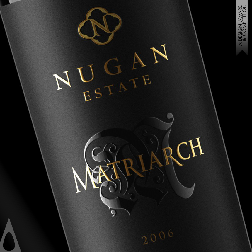 Silver Packaging Design Award Winner 2014 Nugan Estate-Matriarch Wine 