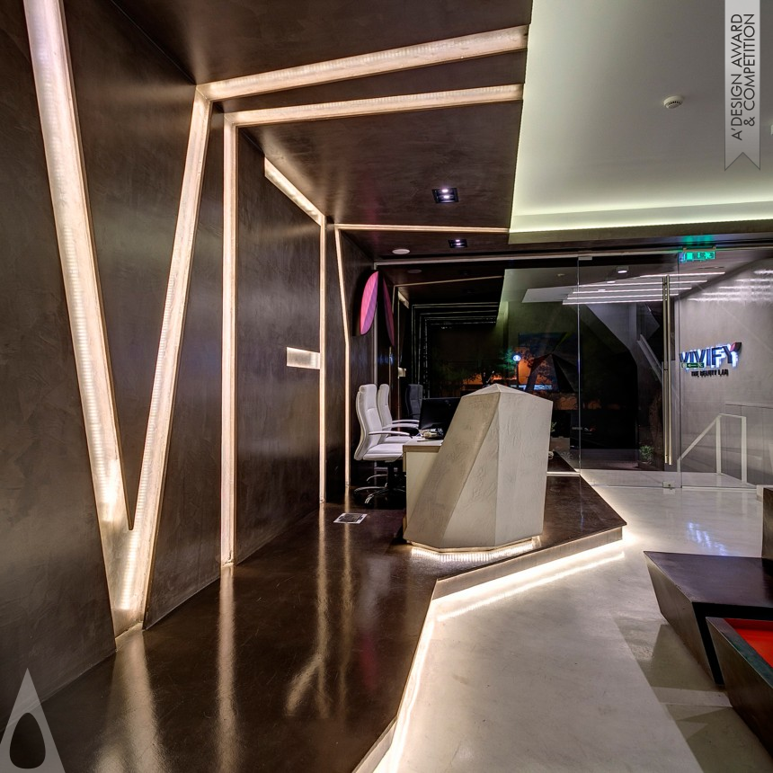 Silver Interior Space and Exhibition Design Award Winner 2014 Vivifying Minimalism Corporate Design 