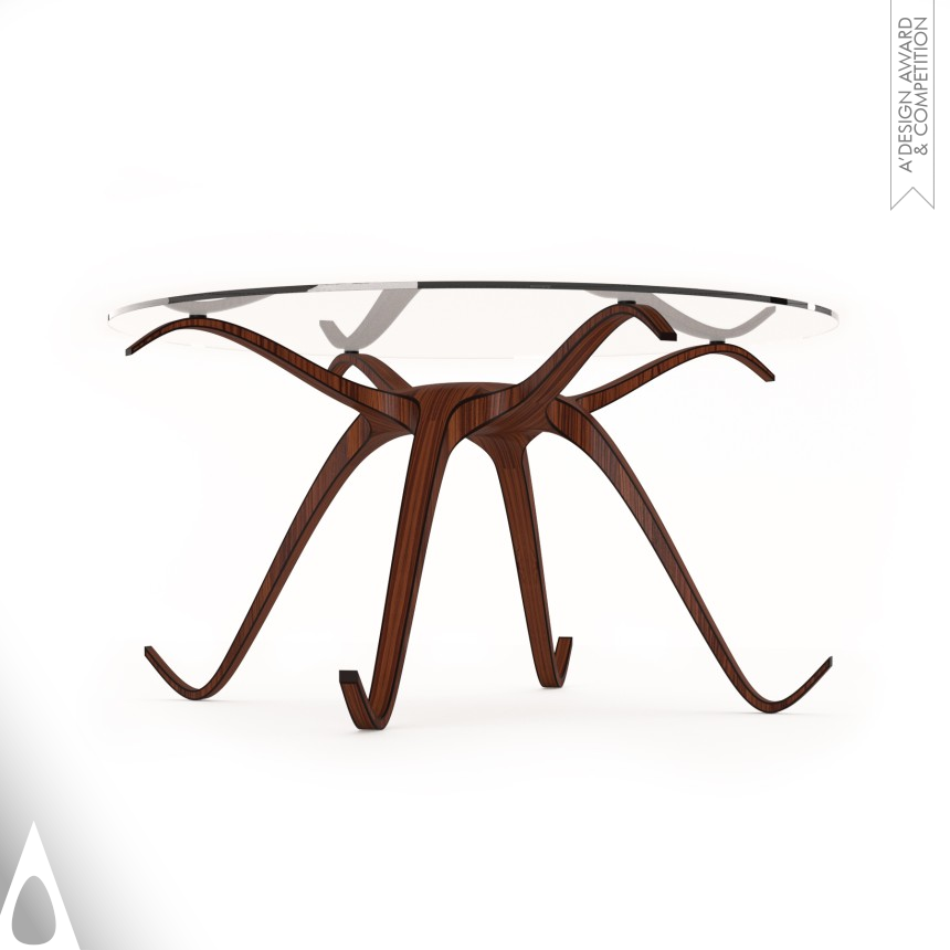 Bronze Fine Arts and Art Installation Design Award Winner 2014 Octopia Table 