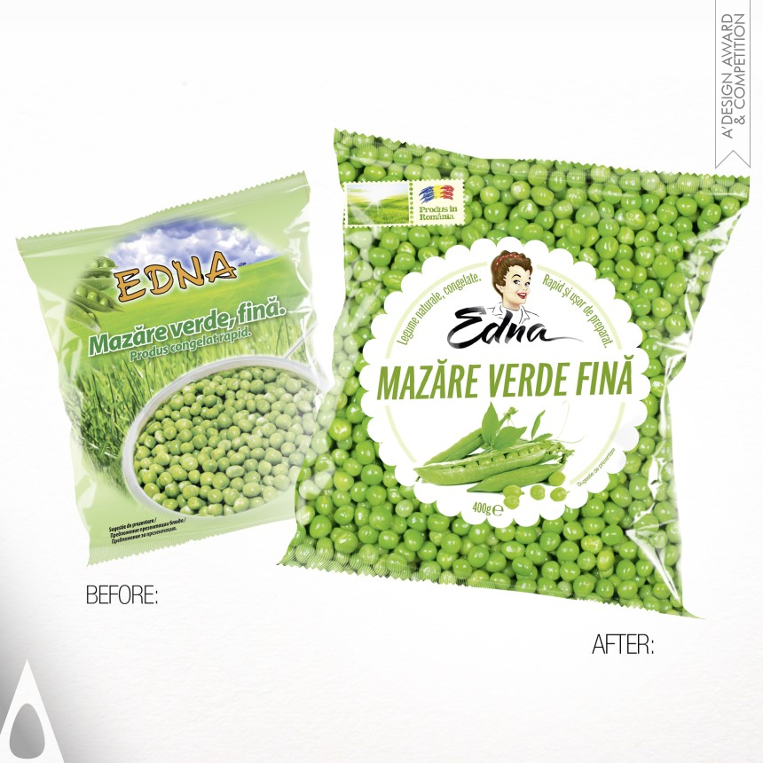 Ampro Design Frozen Vegetables Packaging Design Range