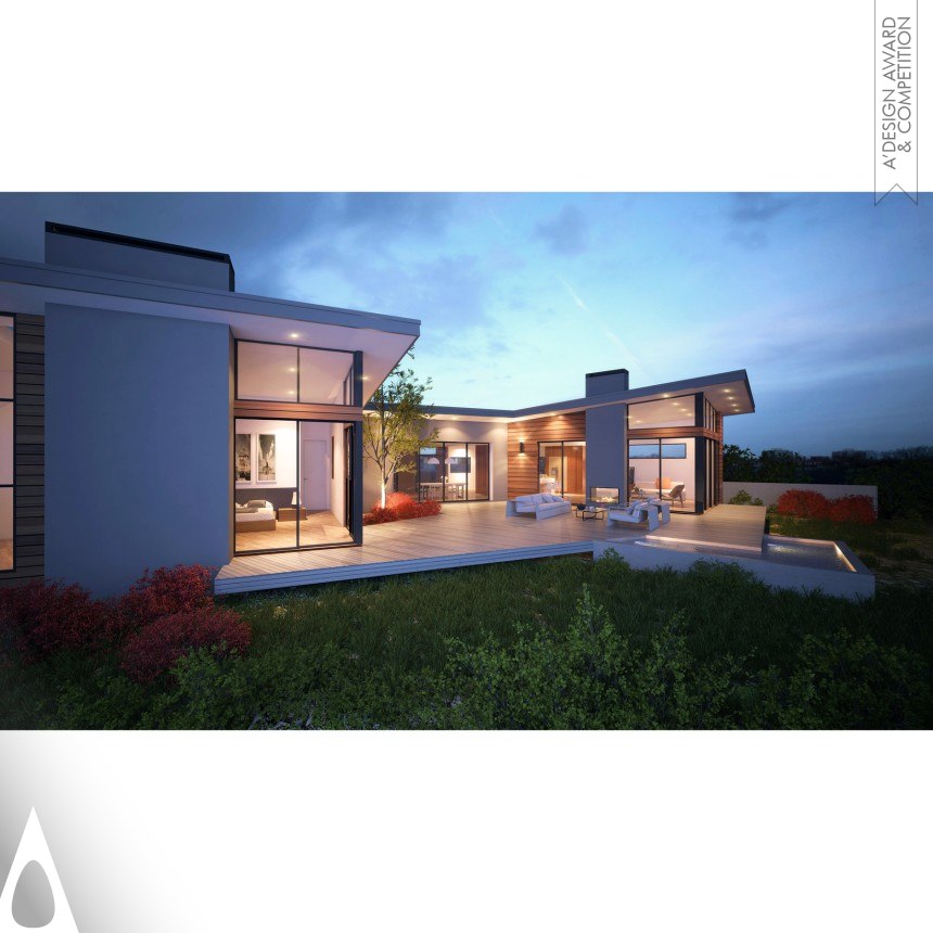 Bronze Architecture, Building and Structure Design Award Winner 2014 Highcliff  Hilltop Residence 